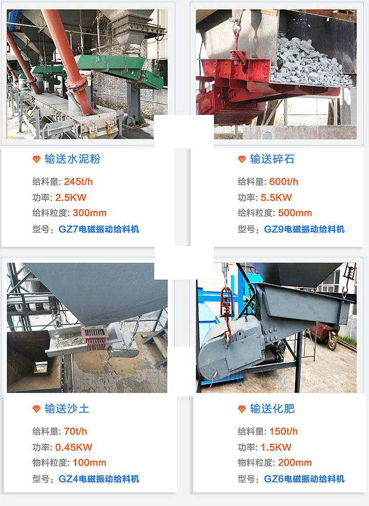电磁振动给料机使用现场图