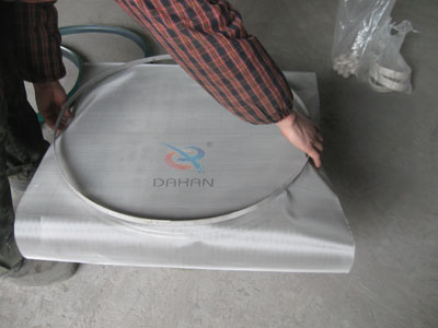 旋振筛换网步骤3