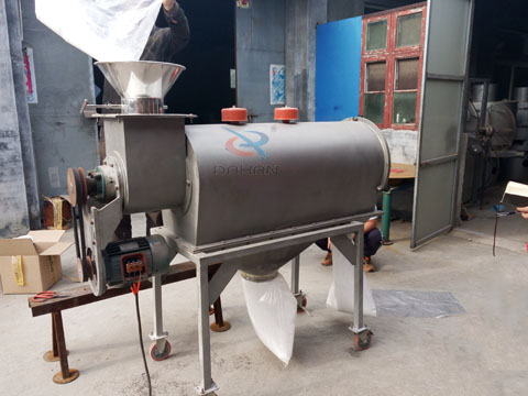 化工粉气旋筛试机现场