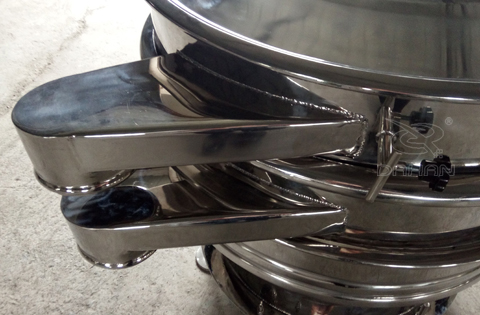 不锈钢旋振筛出料口