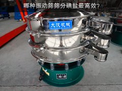 哪种振动筛筛分碘盐？