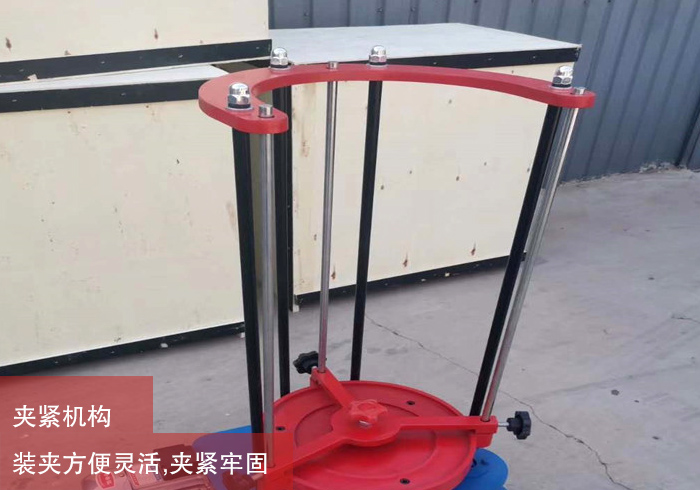 顶击式振筛机夹紧机构